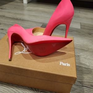 120 shocking pink patent  leather